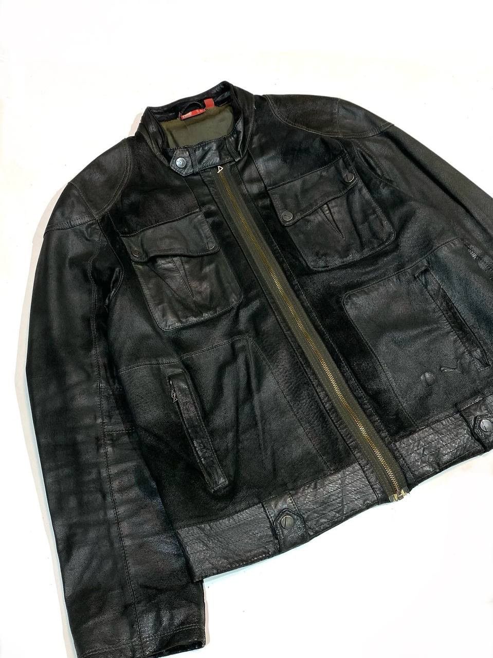 Puma Puma Ducati Men Black Moto Leather Jacket Racing Size US M / EU 48-50 / 2 - 12 Thumbnail