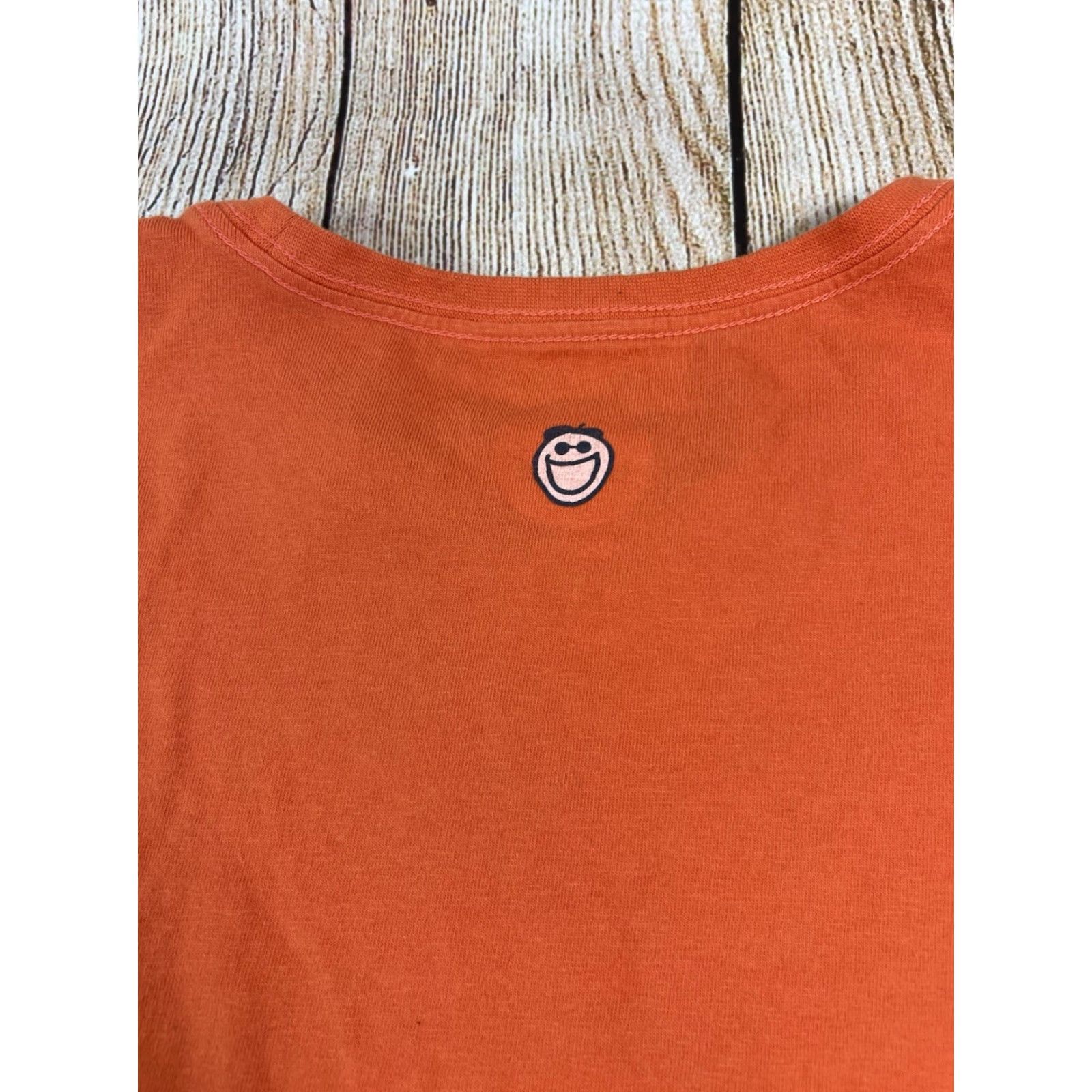 Life is Good Life is Good Women’s Shirt Orange Land Of The Free Classic Fit Medium M Shirt Size M / US 6-8 / IT 42-44 - 4 Thumbnail