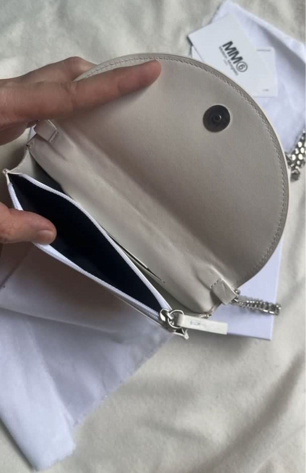 Maison Margiela Maison Margiela MM6 Hakf Circle Chain Bag Size ONE SIZE - 6 Thumbnail