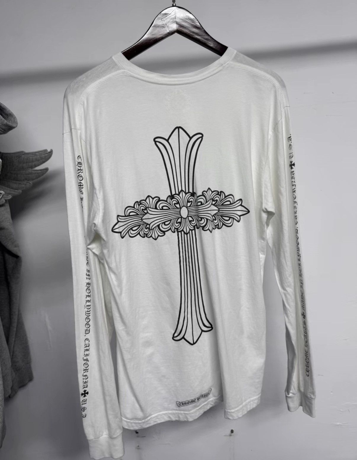 Chrome Hearts Chrome Hearts Sanskrit & Cross Vine Long Sleeve T-shirt K37 Size US L / EU 52-54 / 3 - 2 Thumbnail