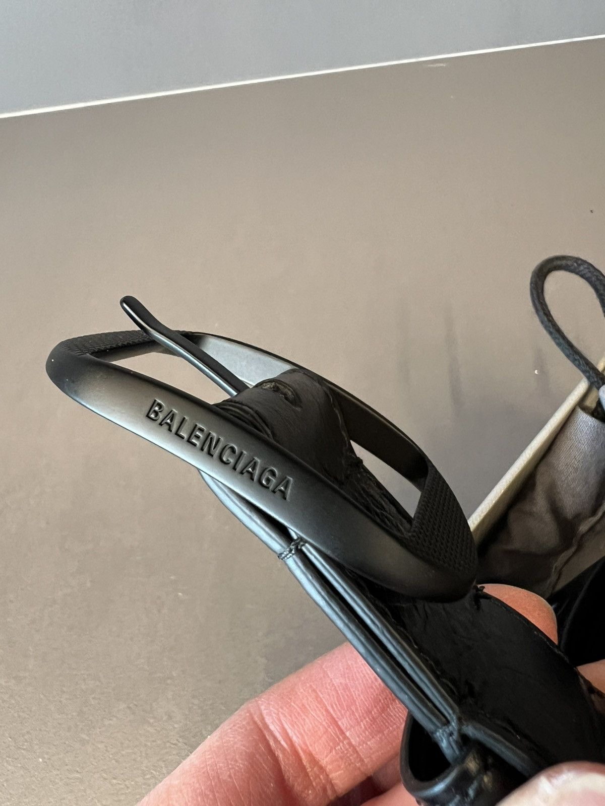 Balenciaga Le Cagole Leather Belt - SIZE 95 Size ONE SIZE - 6 Thumbnail