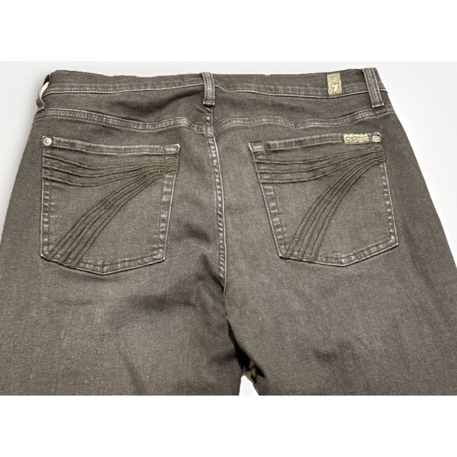 7 For All Mankind 7 For All Mankind Women Jeans Black Rose Size 24" / US 00 / IT 34 - 2 Thumbnail