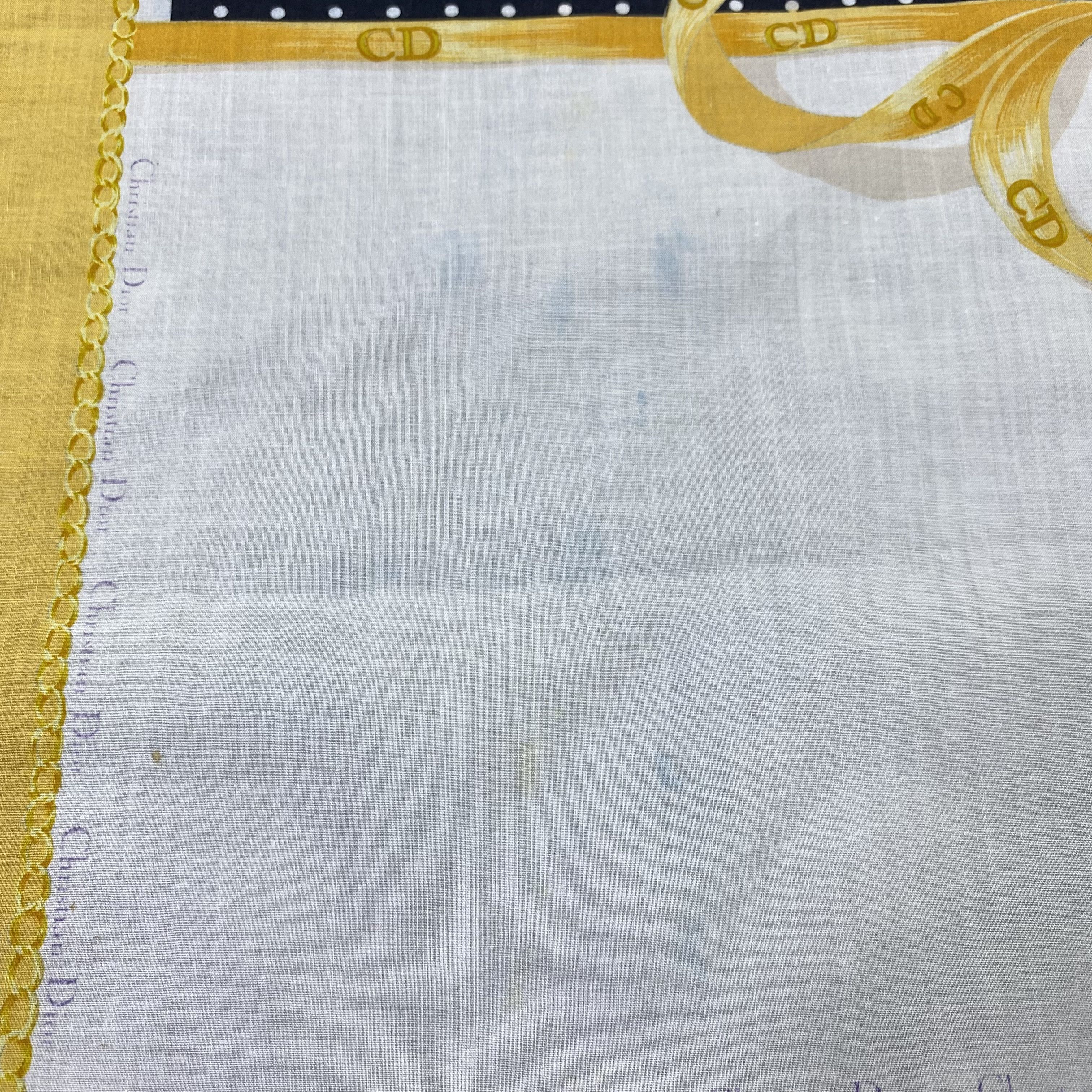 Vintage Christian Dior Handkerchief / Bandana / Neckerchief-B2212 Size ONE SIZE - 9 Thumbnail