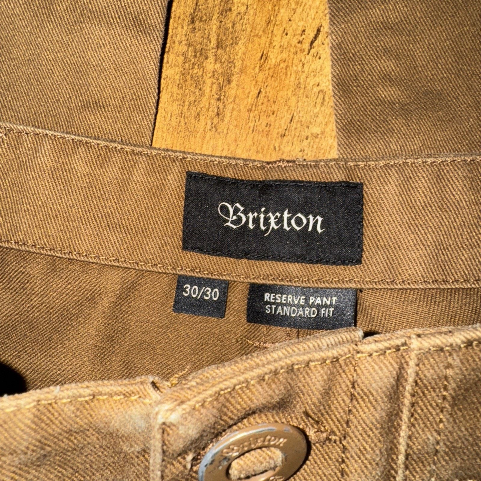 Brixton × Vintage Brixton Canvas Utility Pants Brown 30x30 Size US 30 / EU 46 - 4 Thumbnail