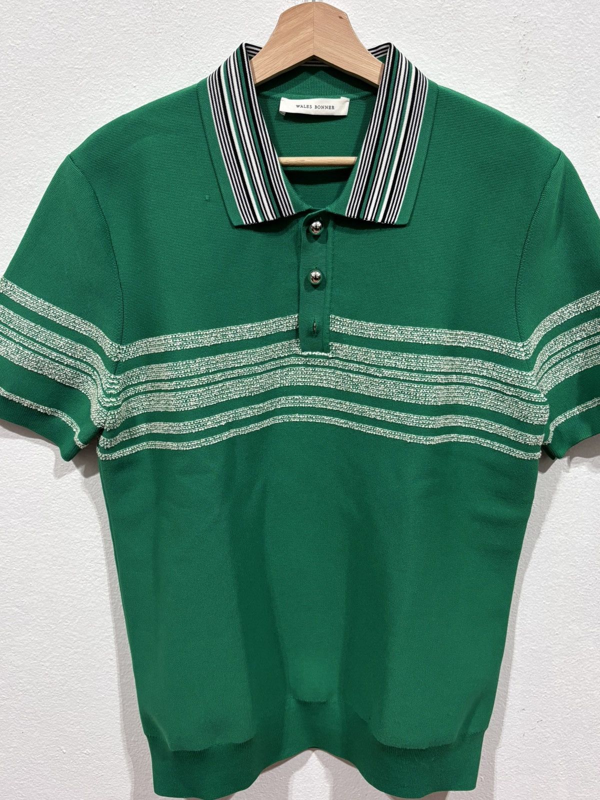 Wales Bonner Wales Bonner Dawn Knit Polo Size US XL / EU 56 / 4 - 2 Thumbnail