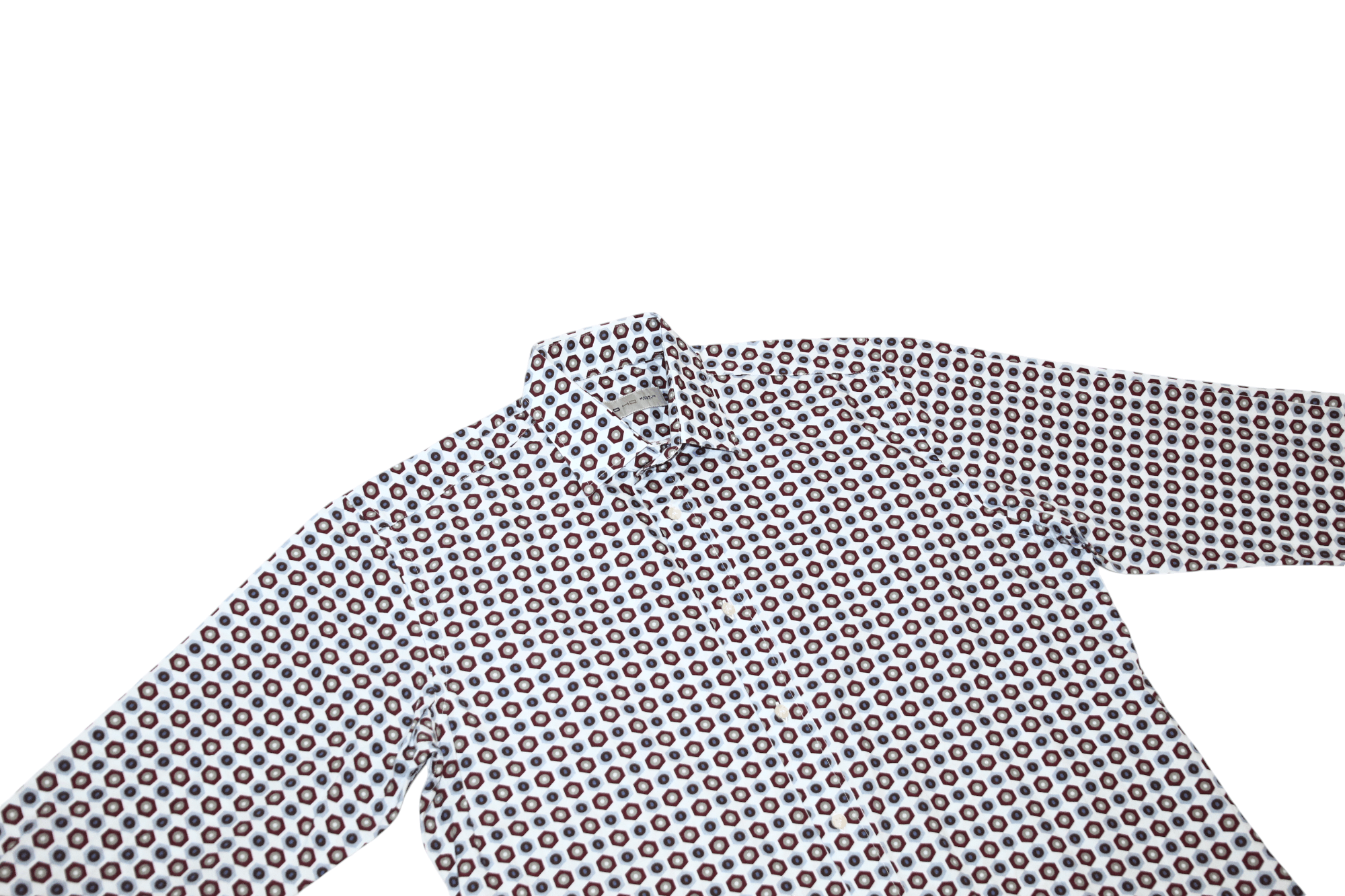 Etro Luxury Etro Milano Geometric Dot Print Cotton Shirt Size US M / EU 48-50 / 2 - 5 Thumbnail