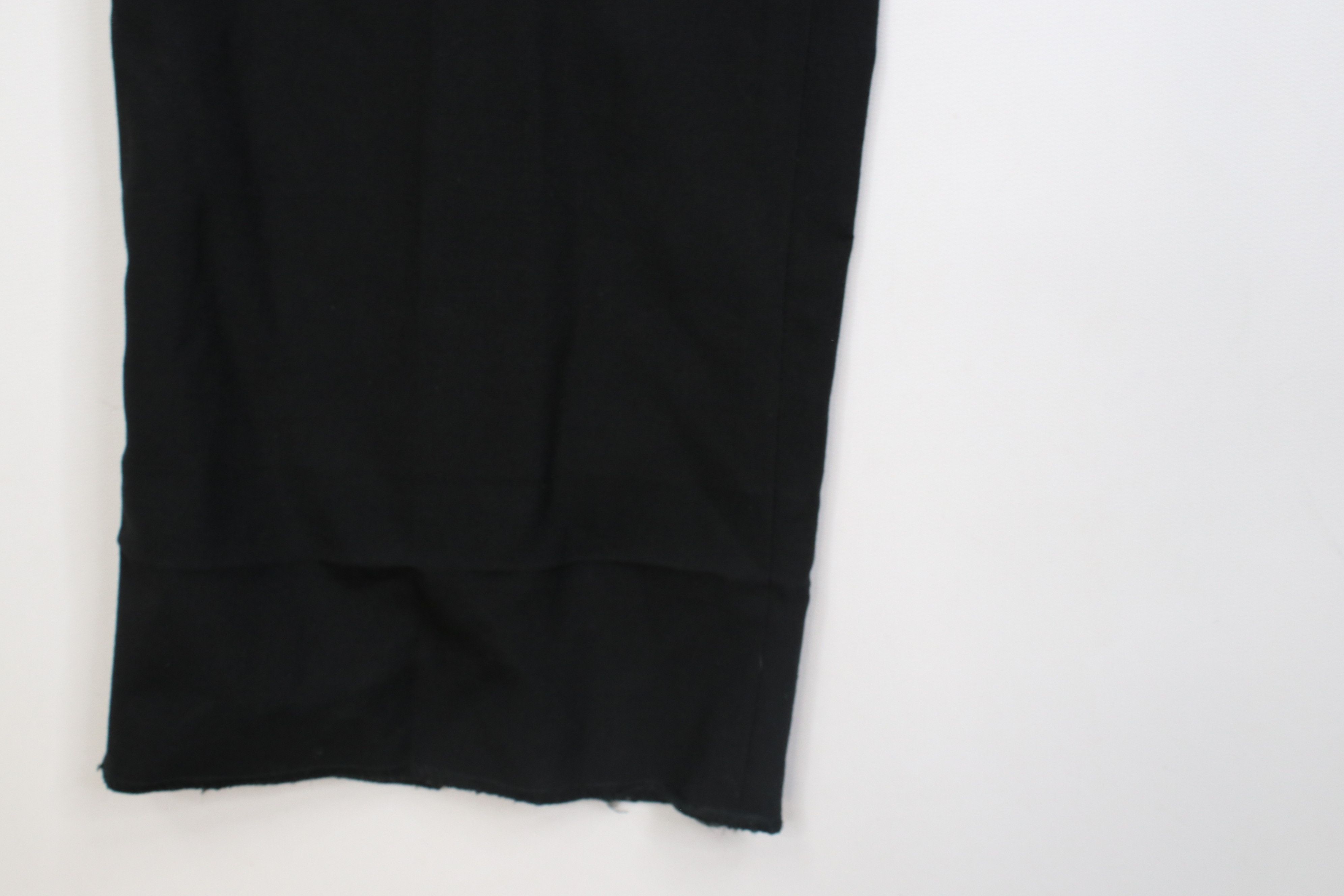 Vintage Vintage 90s Streetwear Wool Knit Tuxedo Pants Black USA Size US 30 / EU 46 - 5 Thumbnail