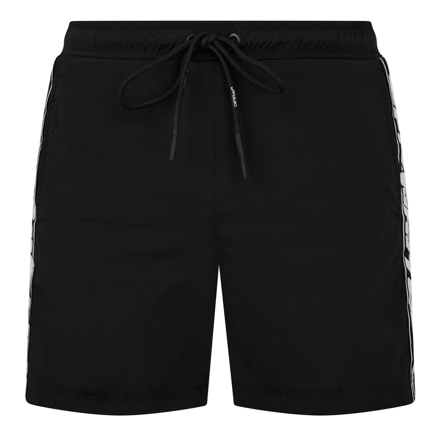 Off-White o1g2r1mq0326 Technical Performance Swim Shorts in Black Size US 30 / EU 46 - 1 Thumbnail