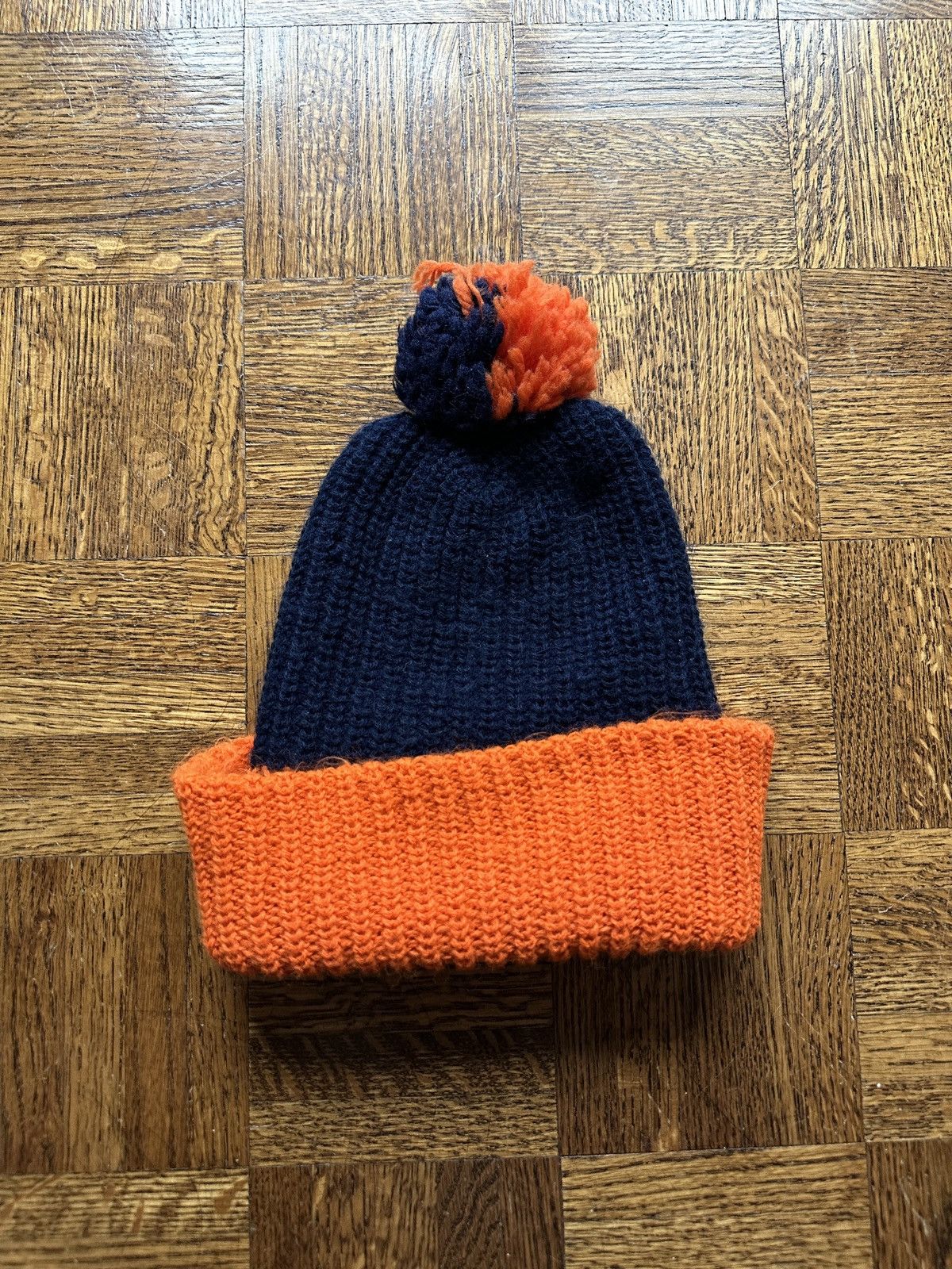 Vintage Vintage Chicago Bears Pom Beanie Size ONE SIZE - 4 Thumbnail