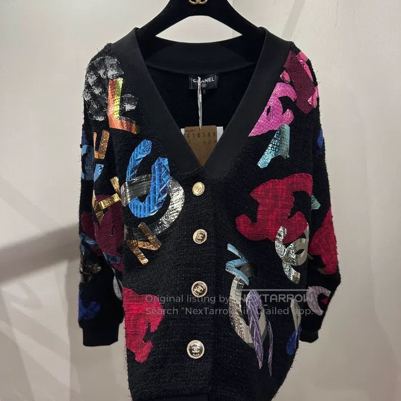 Chanel Chanel High-end handicraft workshop colorful logo wool car Size XXS / US 00 / IT 34 - 7 Thumbnail