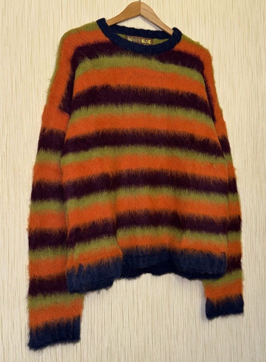 Brain Dead BRAIN DEAD Blurry Lines Alpaca sweater Fuzzy Size L Rare Size US L / EU 52-54 / 3 - 1 Thumbnail