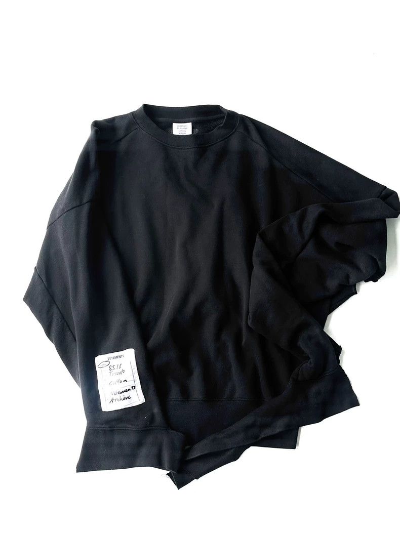 Vetements Vetements Black Runway Long Sleeve Size US XS / EU 42 / 0 - 1 Thumbnail
