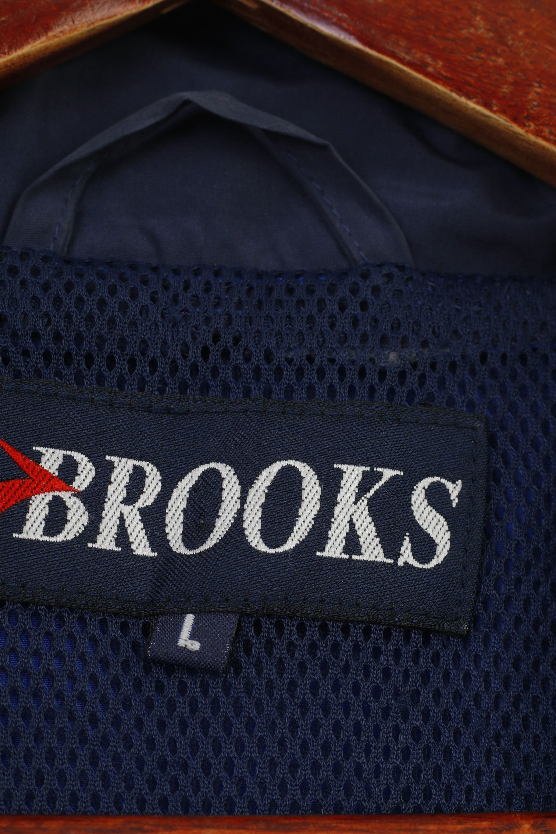 Brooks Brooks Men L Jacket Blue Navy Sport Lightweight 3694 Size US L / EU 52-54 / 3 - 6 Thumbnail