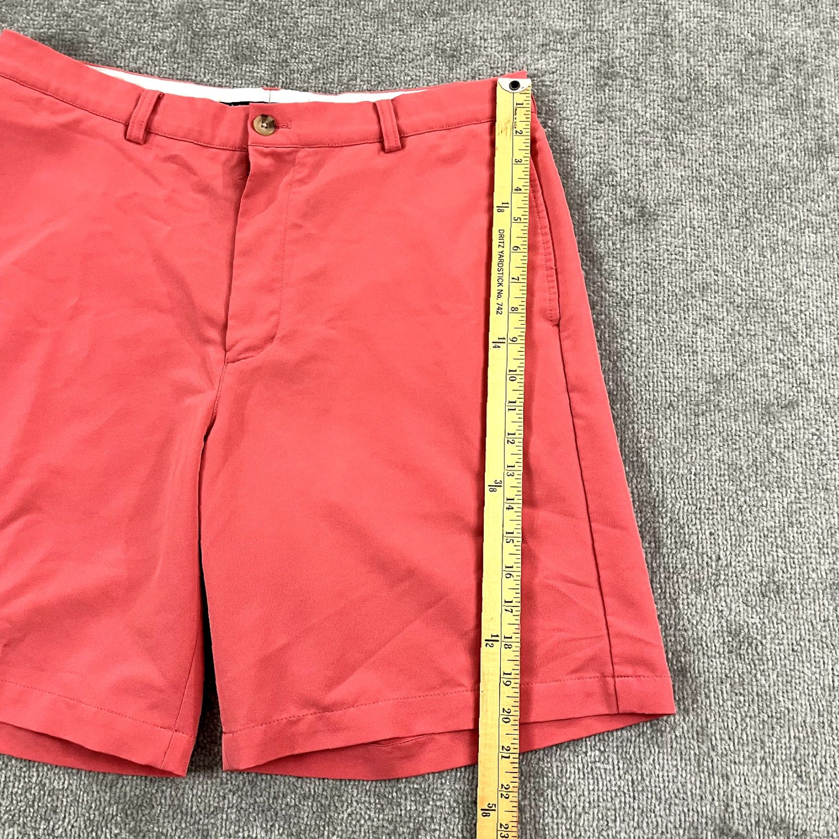 Vineyard Vines VINEYARD VINES Shorts Mens Regular Pink 34 9" Links Golf Performance Stretch Prep Casual Beach Outdoor Summer Size US 34 / EU 50 - 7 Thumbnail