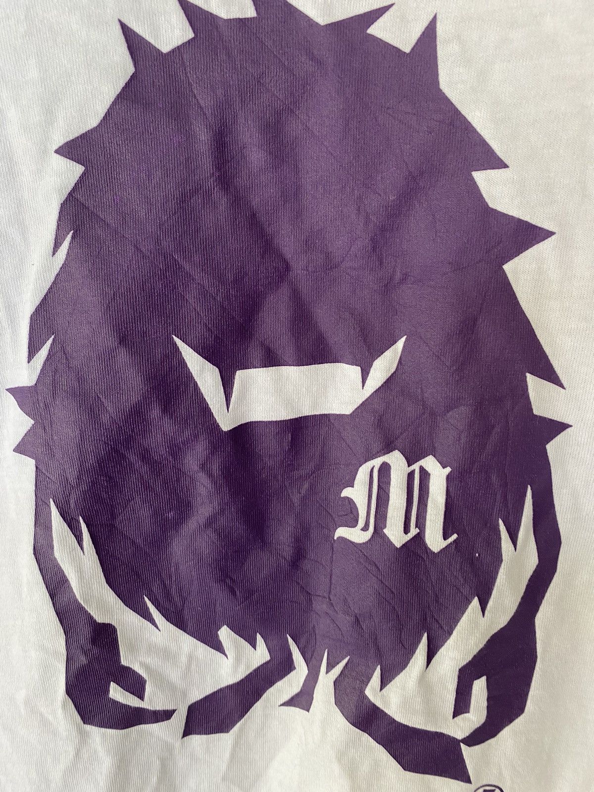 20471120 × Beauty Beast × Japanese Brand 1990s Ba -Tsu Japan Monster Multiple Raglan Size S / US 4 / IT 40 - 4 Thumbnail