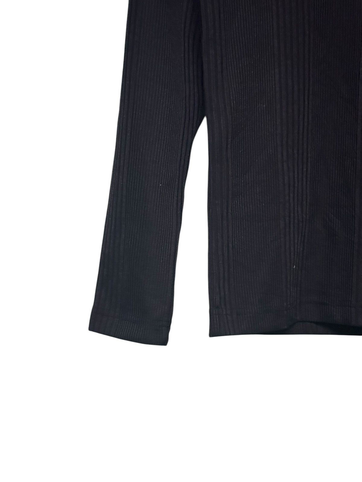 If Six Was Nine PUNK GOTHIC SEMANTIC DESIGN PLAIN V-NECK MESH KNIT L/S SHIRT Size US S / EU 44-46 / 1 - 4 Thumbnail