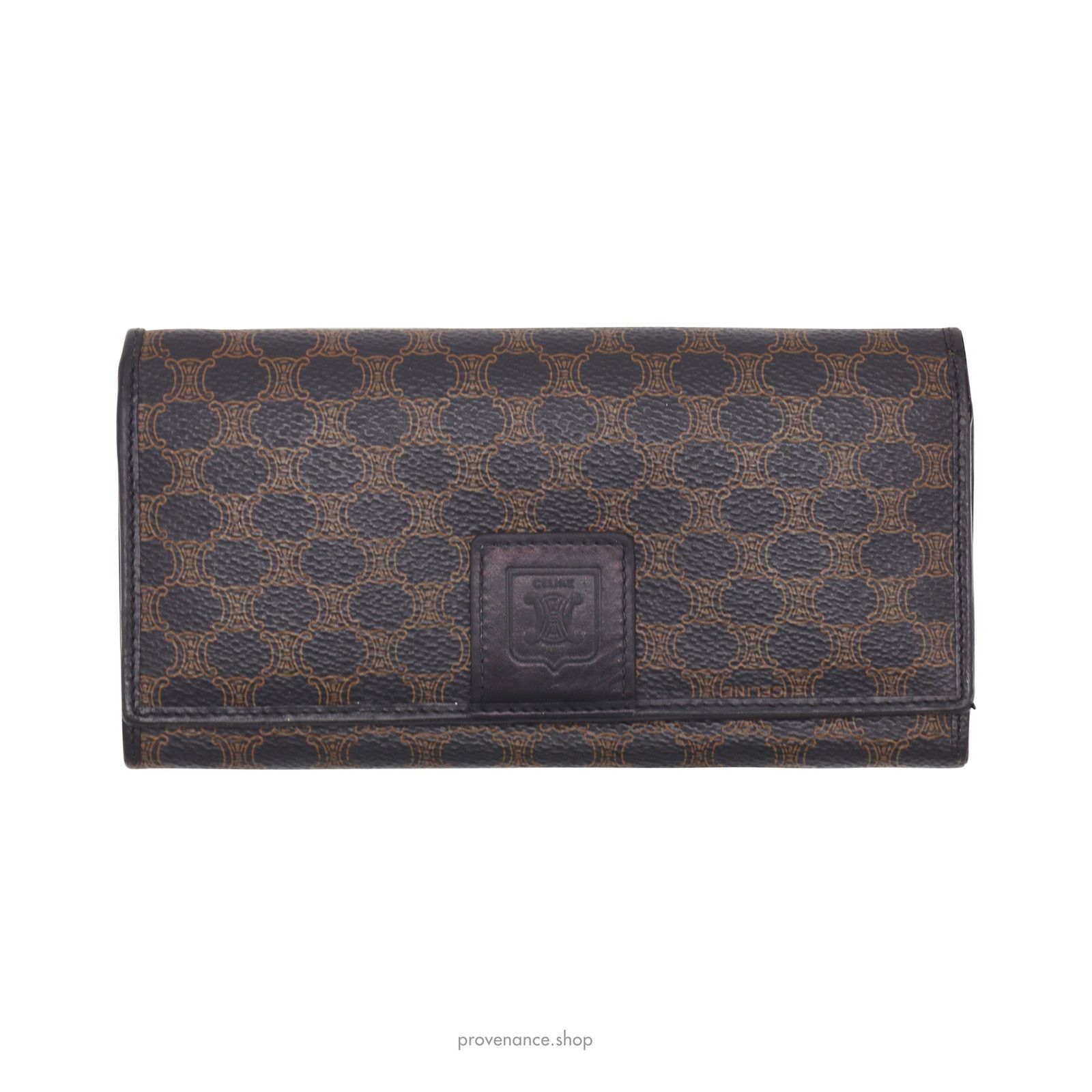 Celine 🔴 Celine Triomphe Long Wallet - Black Size ONE SIZE - 1 Thumbnail