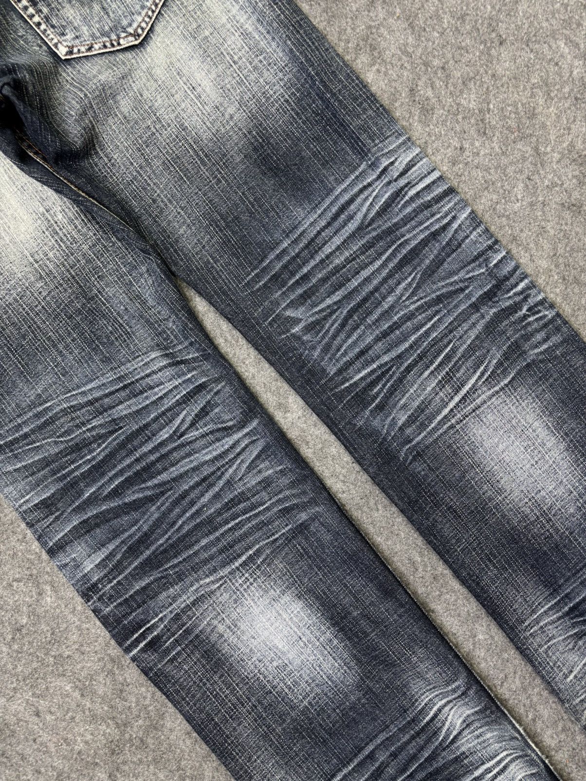 Japanese Brand 💥Insane Artisanal Sorridere Distressed Denim F782 Size US 33 - 14 Thumbnail