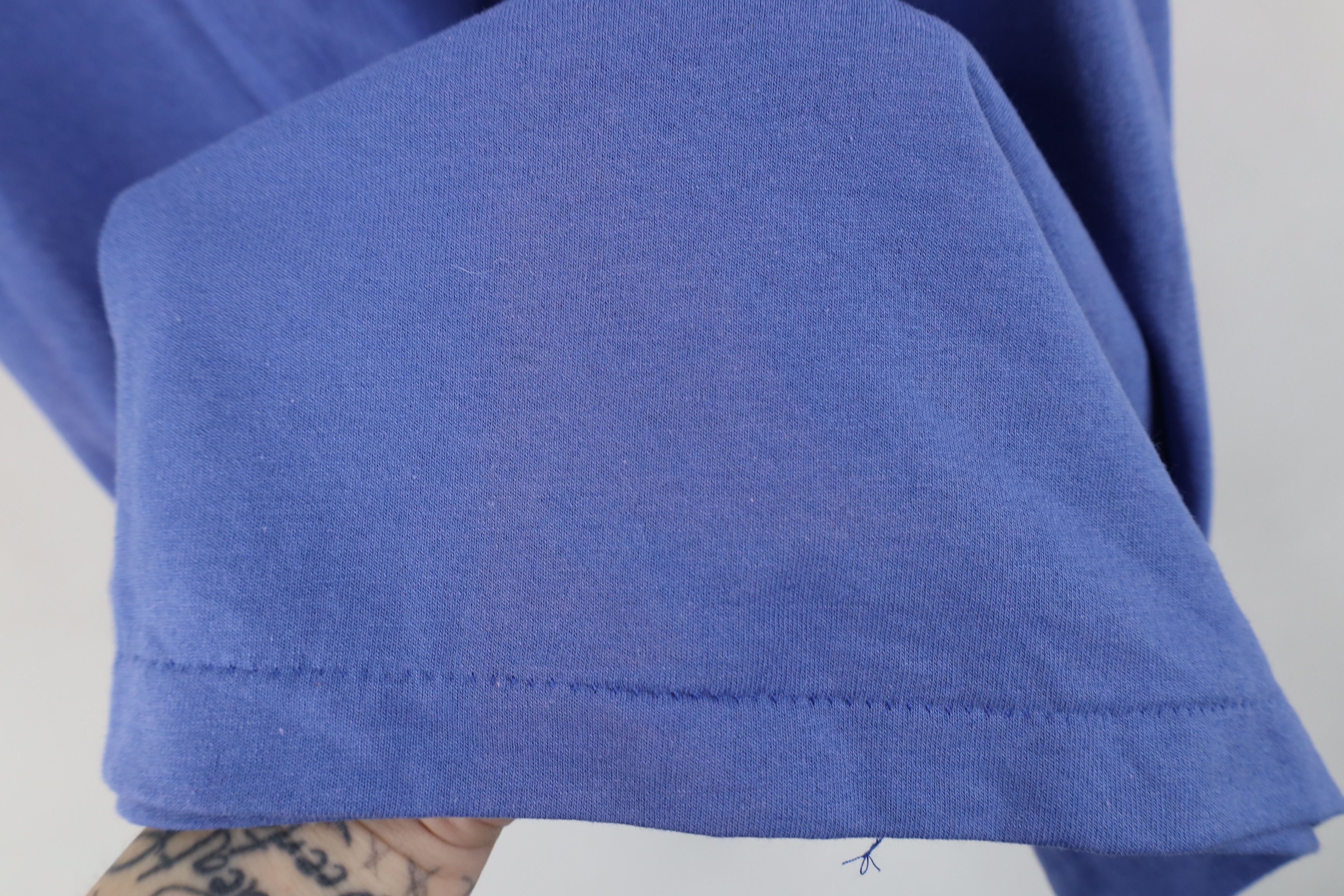 Vintage Vintage 90s Streetwear Short Sleeve T-Shirt Periwinkle USA Size M / US 6-8 / IT 42-44 - 9 Thumbnail