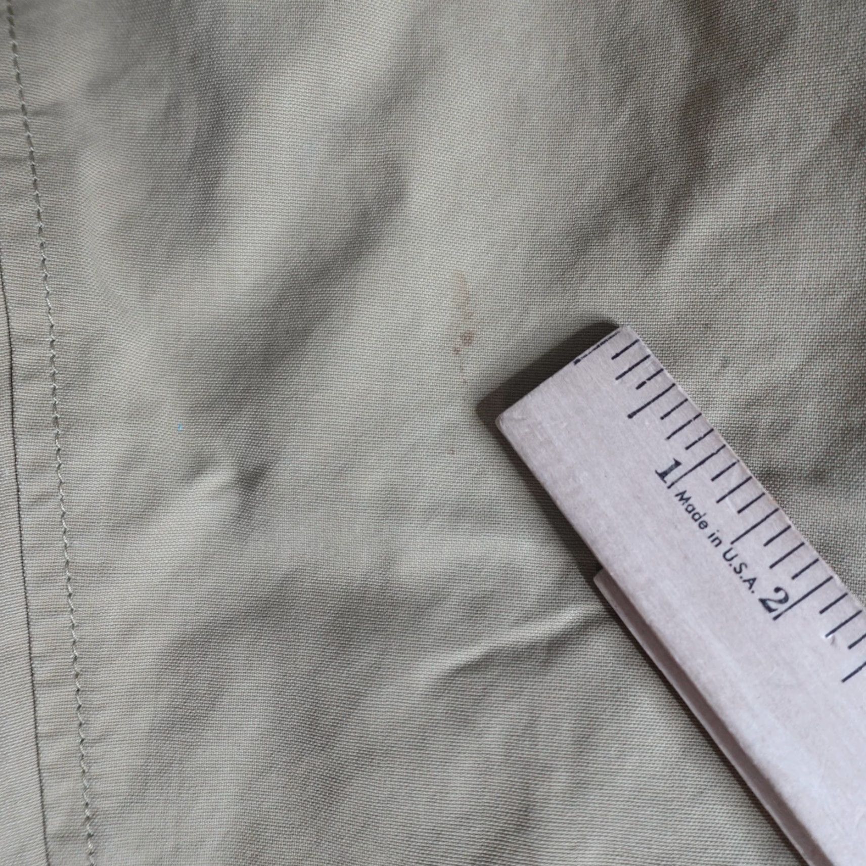 J.Crew J.CREW Mens Jacket Medium Beige Pea Coat Wool Lined Game Pocket Size US M / EU 48-50 / 2 - 6 Thumbnail