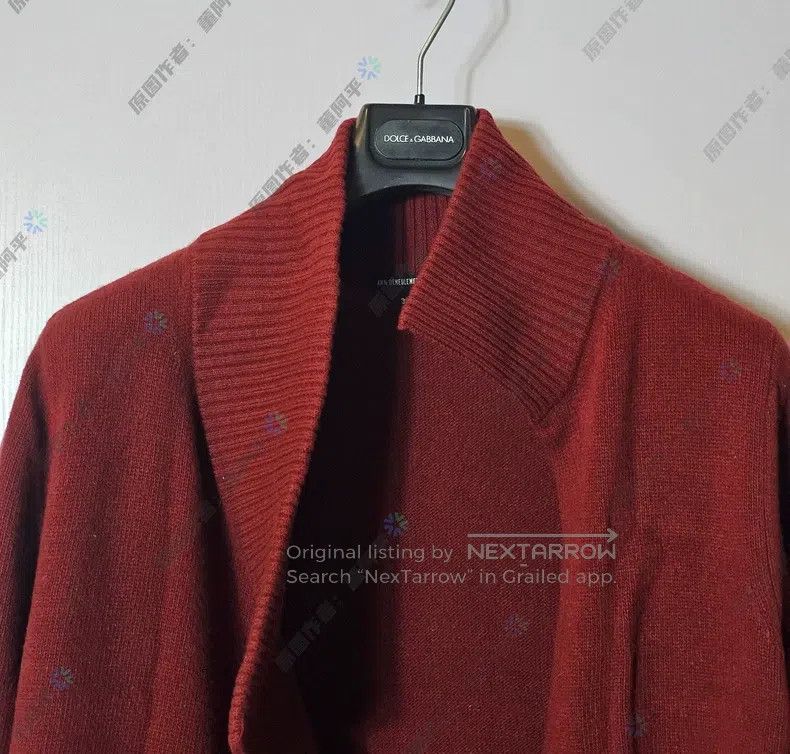 Ann Demeulemeester Ann Demeulemeester Wool and Cashmere Blended Knit Open Car Size XS / US 0-2 / IT 36-38 - 2 Thumbnail
