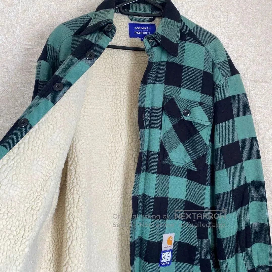 PACCBET carhartt wip × paccbet check flannel shirt. Size US S / EU 44-46 / 1 - 3 Thumbnail