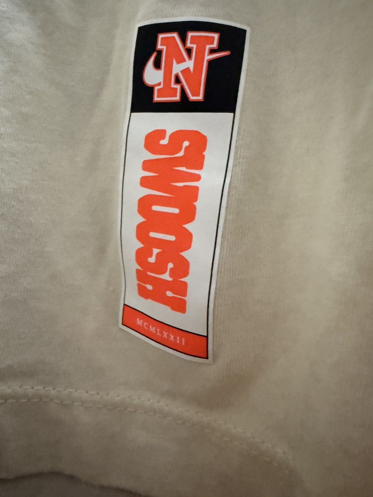 Nike Vintage Nike Tee cream Size US XL / EU 56 / 4 - 2 Thumbnail