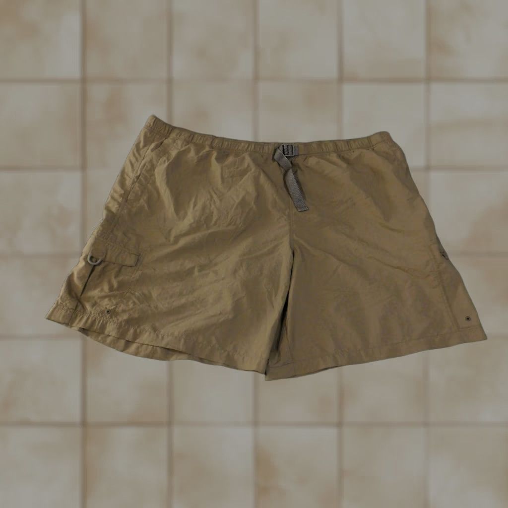 Vintage Columbia Cargo Shorts Mens 4XL Brown Nylon Polyester Outdoor Hiking Fishing Omni Shade Pockets Size US 39 - 1 Thumbnail