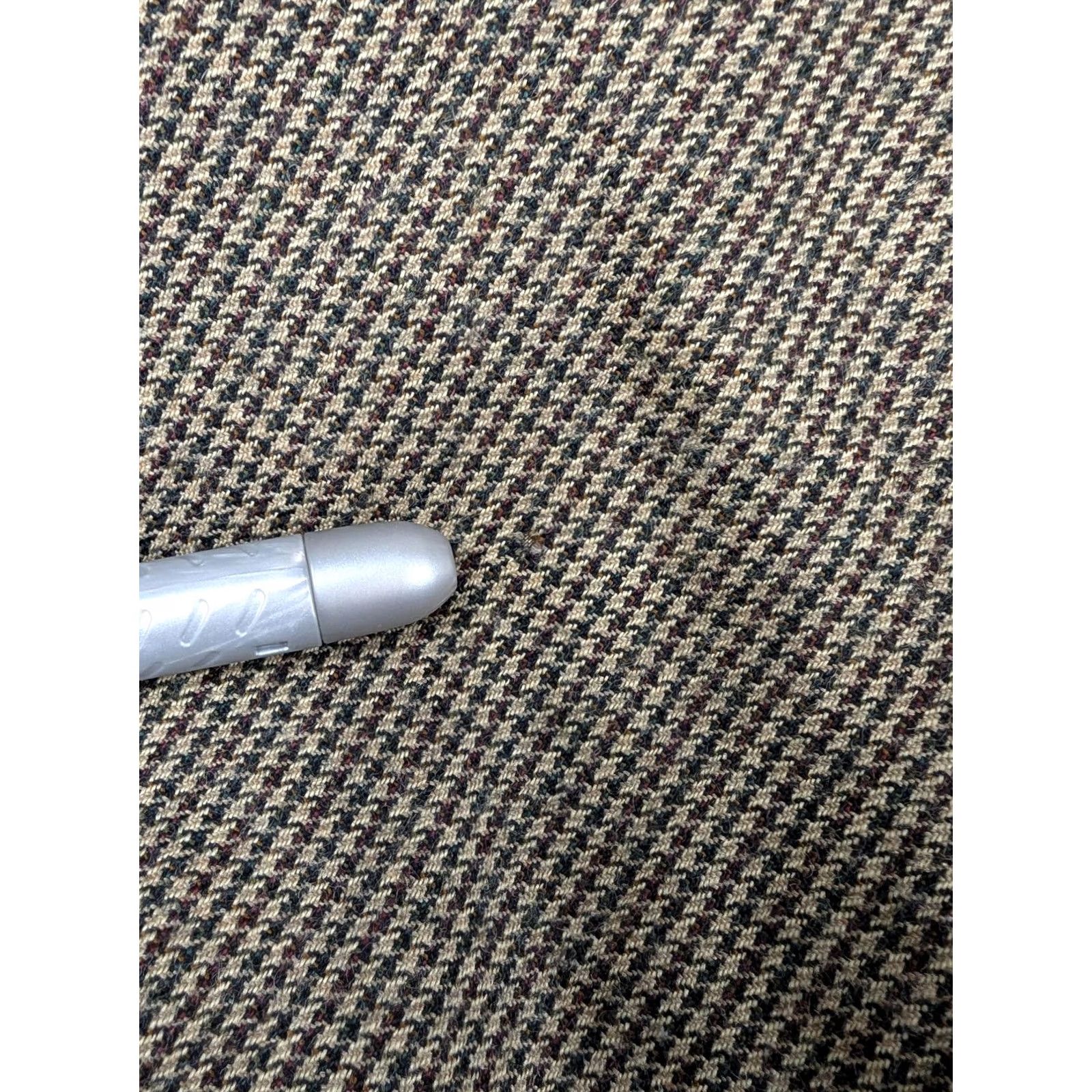 Oscar De La Renta VINTAGE Oscar de la Renta Blazer Mens 48R Brown Check Tweed Two-Button Sport Coat Jacket Size 48R - 2 Thumbnail