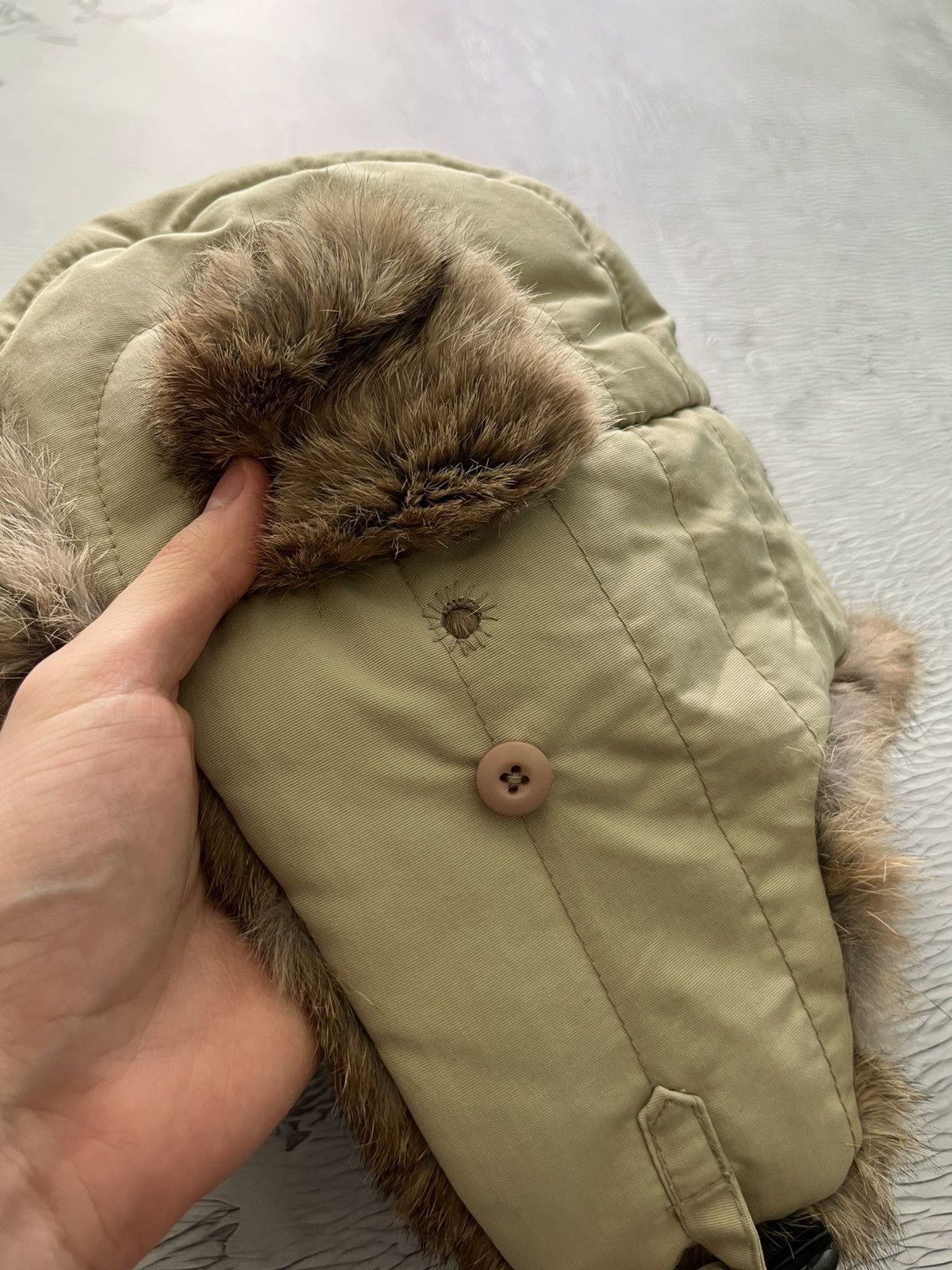 Hysteric Glamour 🇺🇸 Polar Cooller Cap Y2K Fuzzy Faux Fur Hat Ushanka Vintage Size ONE SIZE - 5 Thumbnail