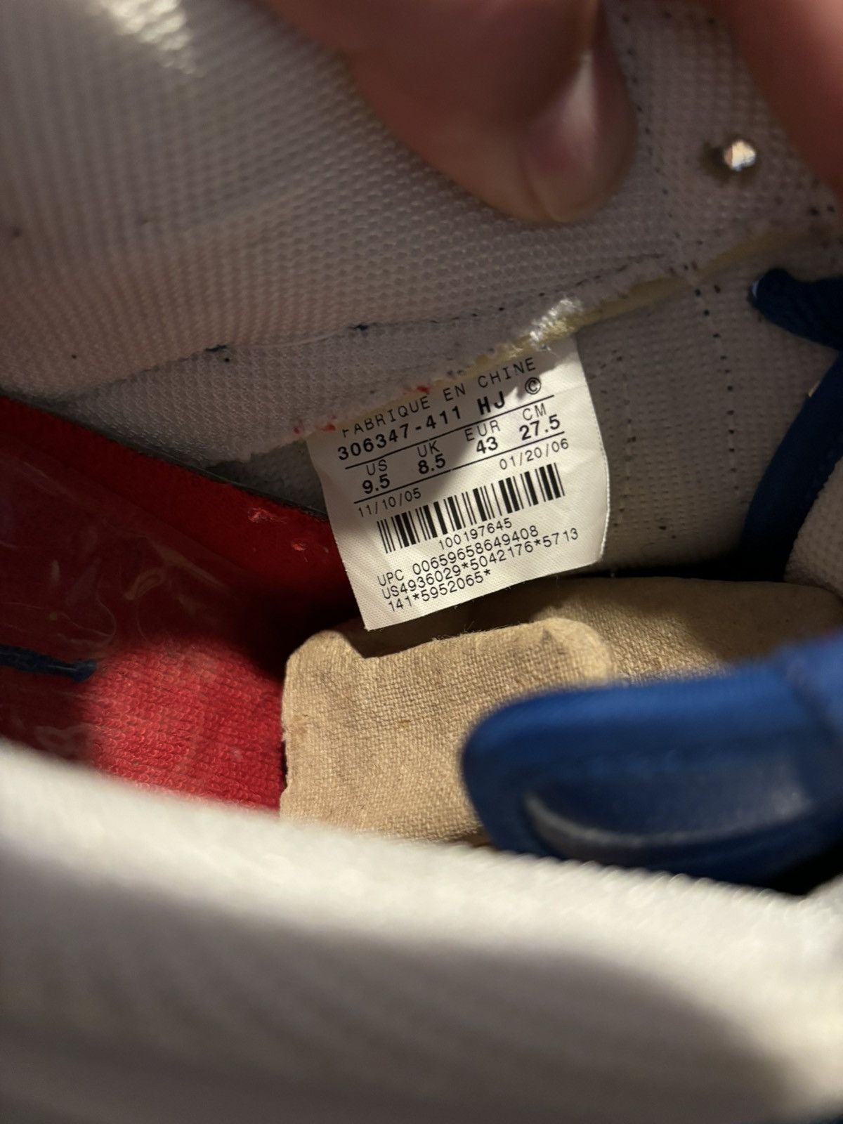Nike Nike Air Force 1 Sheed 9.5 pistons 2006 Size US 9.5 / EU 42-43 - 12 Thumbnail