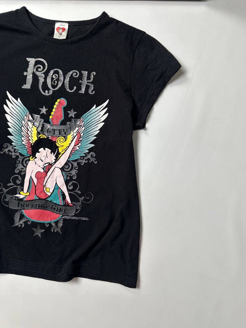 Vintage 🔥Vintage 00s Betty Boop Ed Hardy Vibe Rock T Shirt Size M / US 6-8 / IT 42-44 - 4 Thumbnail