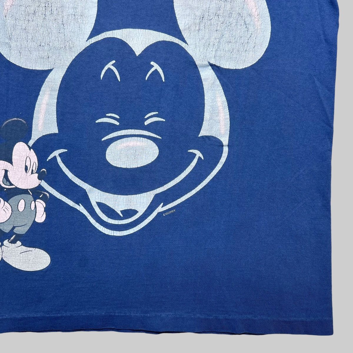 Disney × Vintage Vintage 1990s Disney Mickey Mouse Cartoon Graphic T-Shirt Size US L / EU 52-54 / 3 - 6 Thumbnail