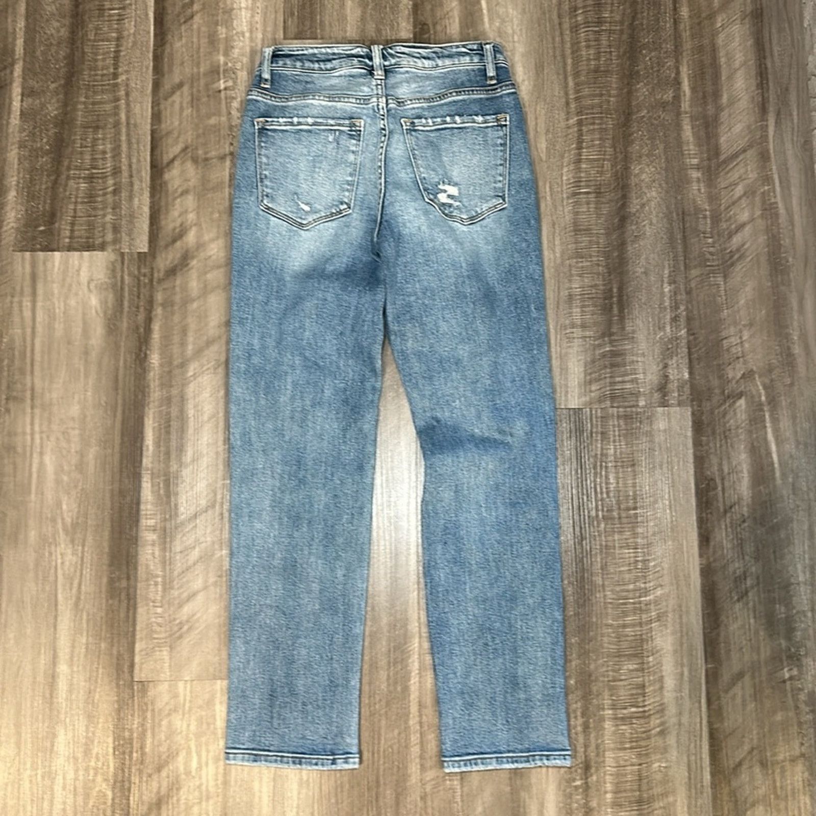 Other Vervet Commander Rolled Up Crop Distressed Boyfriend - 26 Size 26" / US 2 / IT 38 - 2 Thumbnail