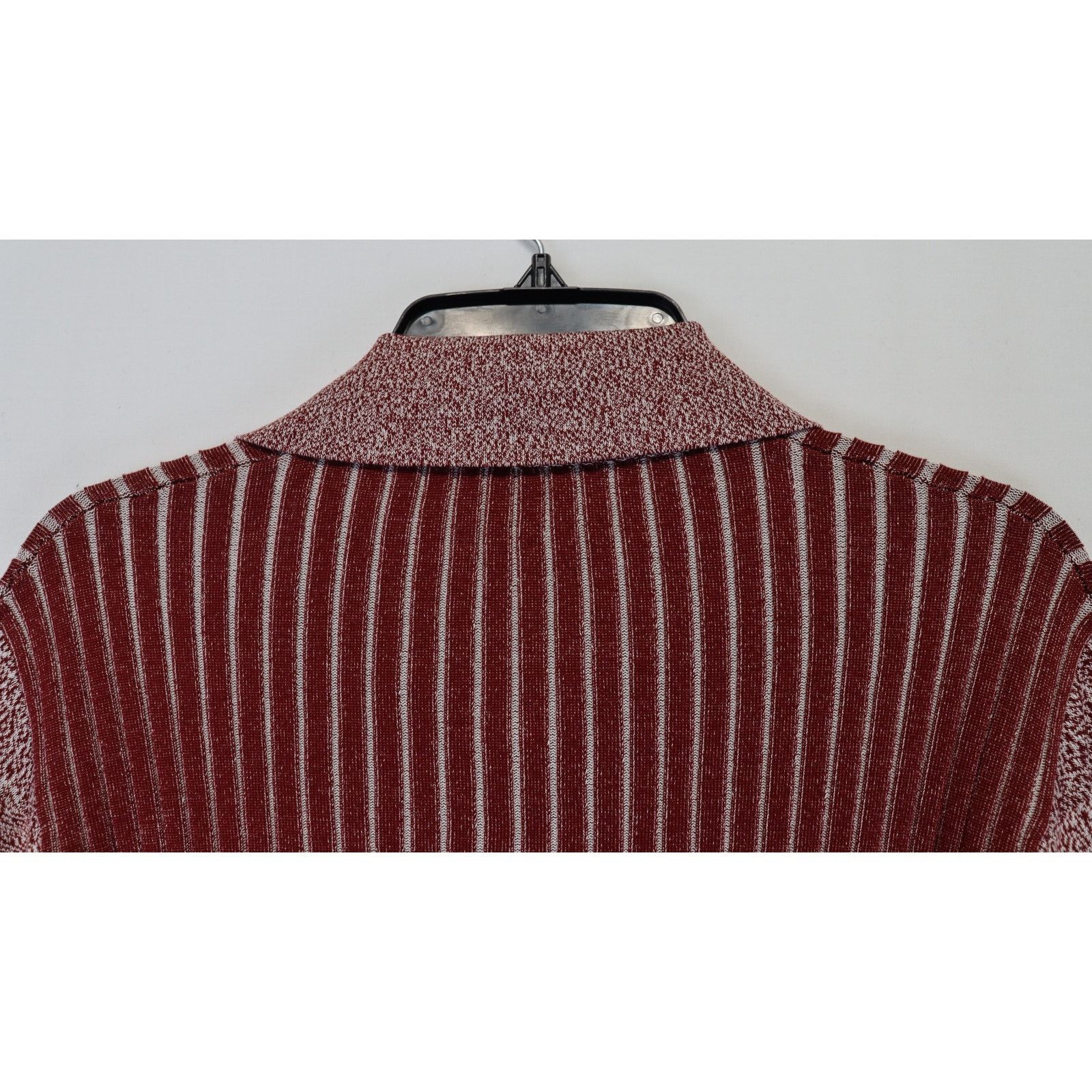 Bottega Veneta o1rshd1 Ribbed Polo Shirt in Burgundy Size US L / EU 52-54 / 3 - 17 Thumbnail