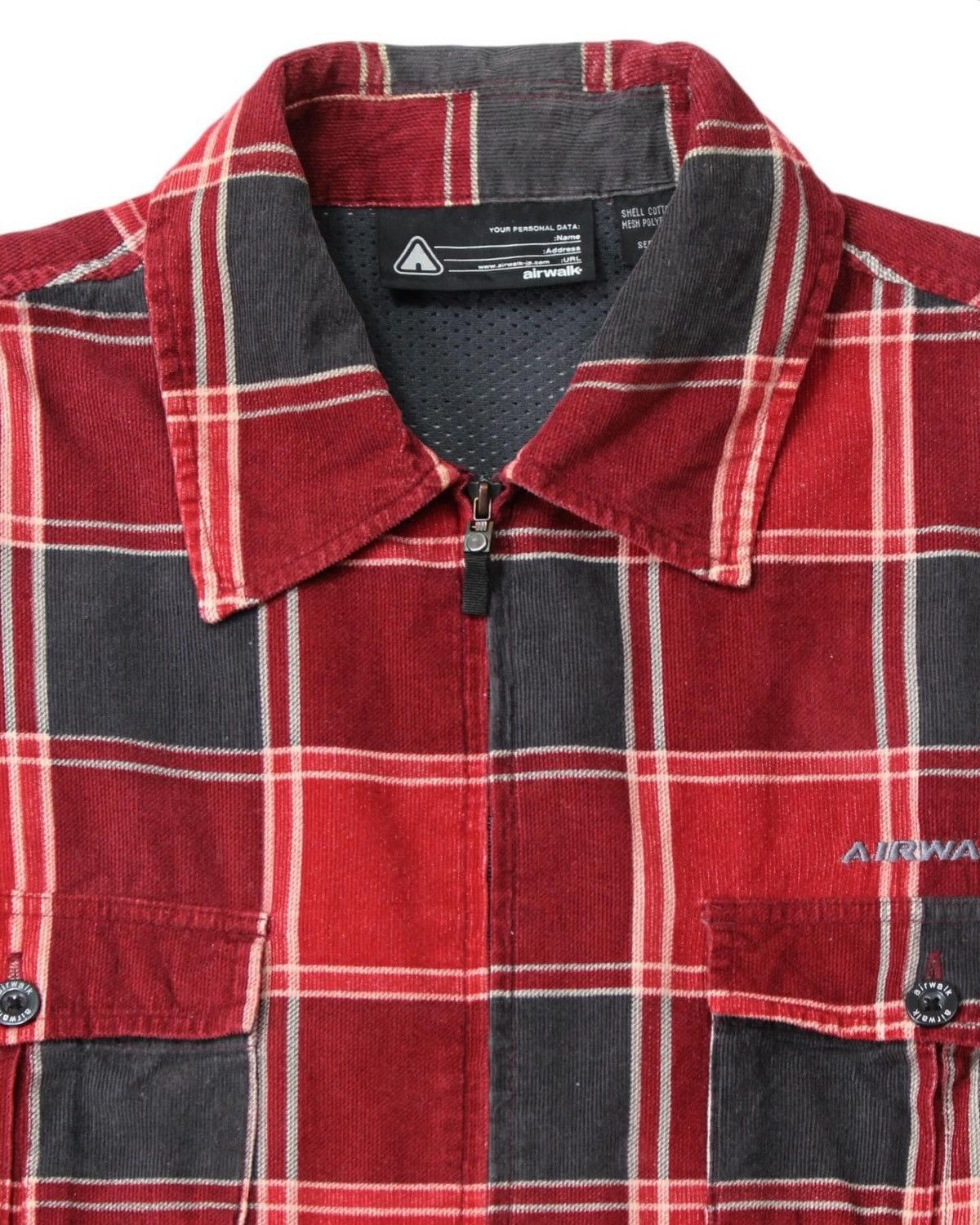 Airwalk 2000S AIRWALK ZIP UP CORDUROY JACKET Size US L / EU 52-54 / 3 - 2 Thumbnail