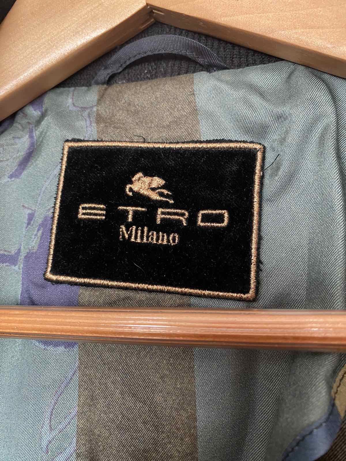 Etro 🖤 ETRO Elegant Black Wool Blazer - Timeless Italian Design Size XL / US 12-14 / IT 48-50 - 4 Thumbnail