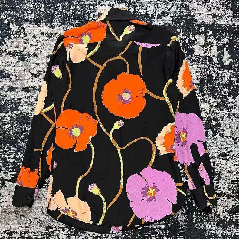 Gucci gucci x ken scott floral silk shirt Size US S / EU 44-46 / 1 - 3 Thumbnail