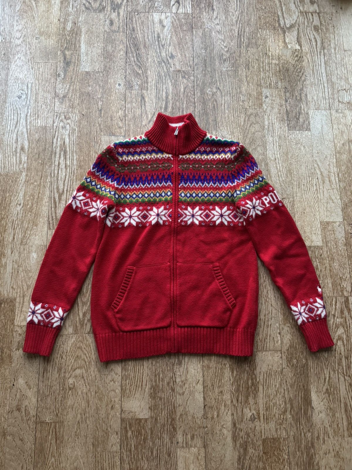 Polo Ralph Lauren RARE POLO RALPH LAUREN VINTAGE KNIT WARM SWEATER Size US S / EU 44-46 / 1 - 1 Thumbnail