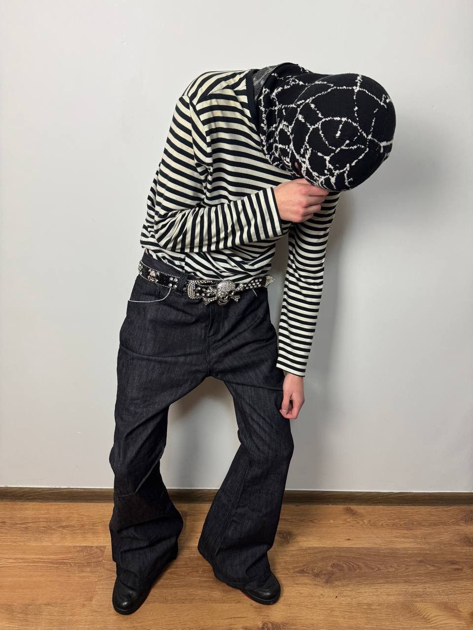 Japanese Brand Custom Avant Garde Flared Jeans Archive Style Bootcut Size US 34 / EU 50 - 4 Thumbnail