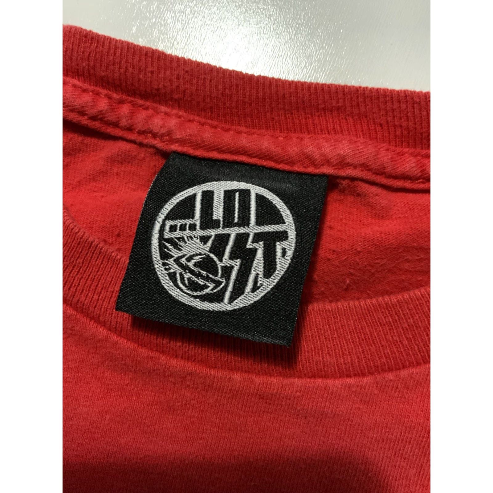 Vintage VINTAGE Lost Enterprises Skateboarding …Lost Planet Graphic Red T-Shirt Sz. M Shirt Mens Medium Red 42 Chest 26 Length Graphic Fade Stains Size US M / EU 48-50 / 2 - 6 Thumbnail