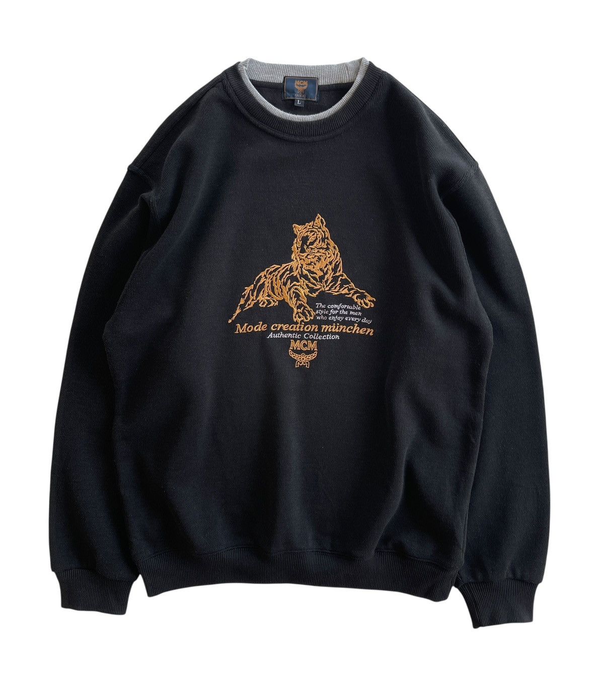 MCM MCM Luxury Crewneck Sweatshirt Size US L / EU 52-54 / 3 - 1 Thumbnail