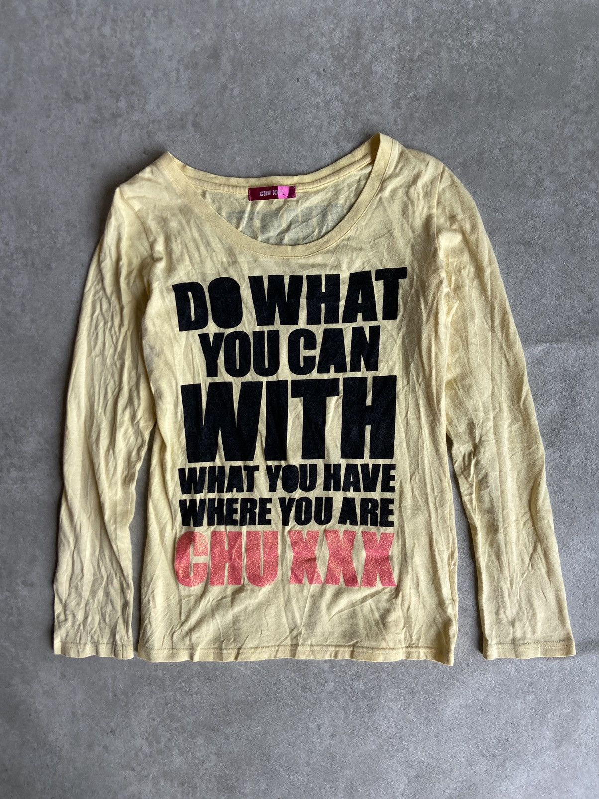 Beauty Beast × If Six Was Nine × Japanese Brand Chu Xxx Longsleeve Yellow Size US M / EU 48-50 / 2 - 1 Thumbnail