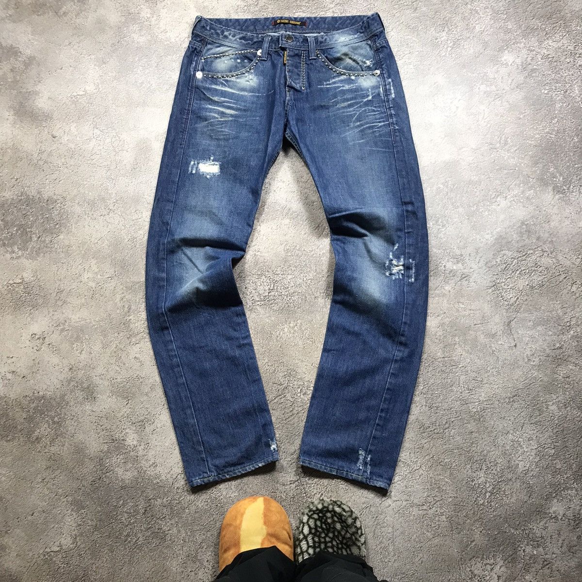 Vintage Vintage 90s Distressed Baggy Jeans Thrashed Grunge Skate 38 Size US 38 / EU 54 - 2 Thumbnail