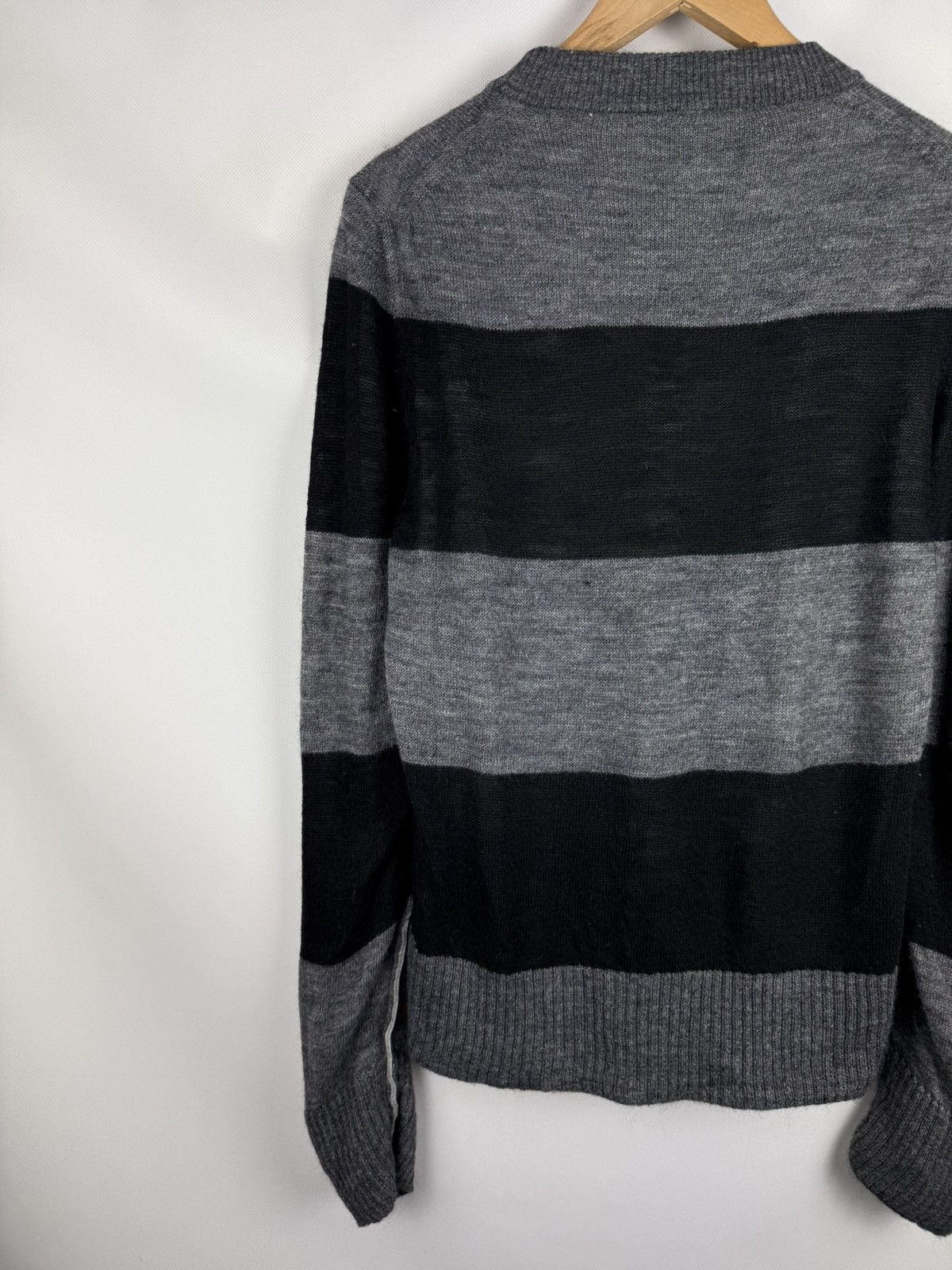Dolce & Gabbana Dolce & Gabbana Avant-garde Striped Wool Sweater Pullover Size US M / EU 48-50 / 2 - 14 Thumbnail