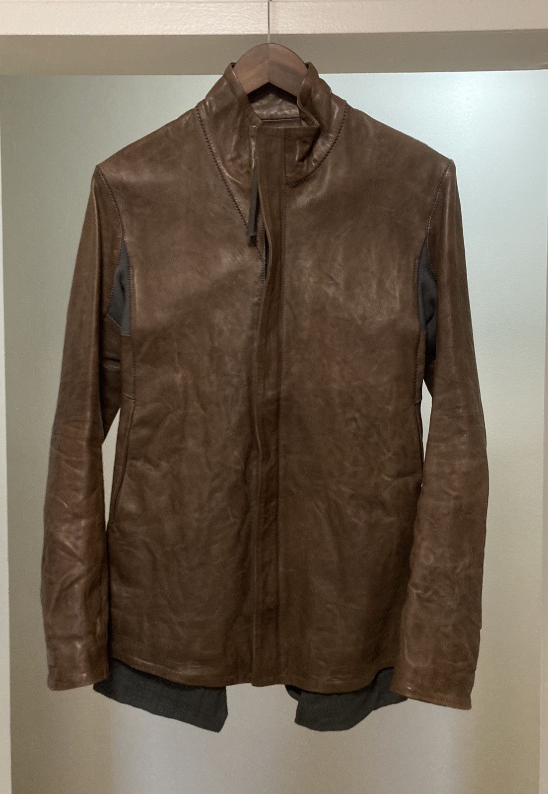 Boris Bidjan Saberi J1 Horse Oil Washed Basalt Grey Size US XS / EU 42 / 0 - 2 Thumbnail
