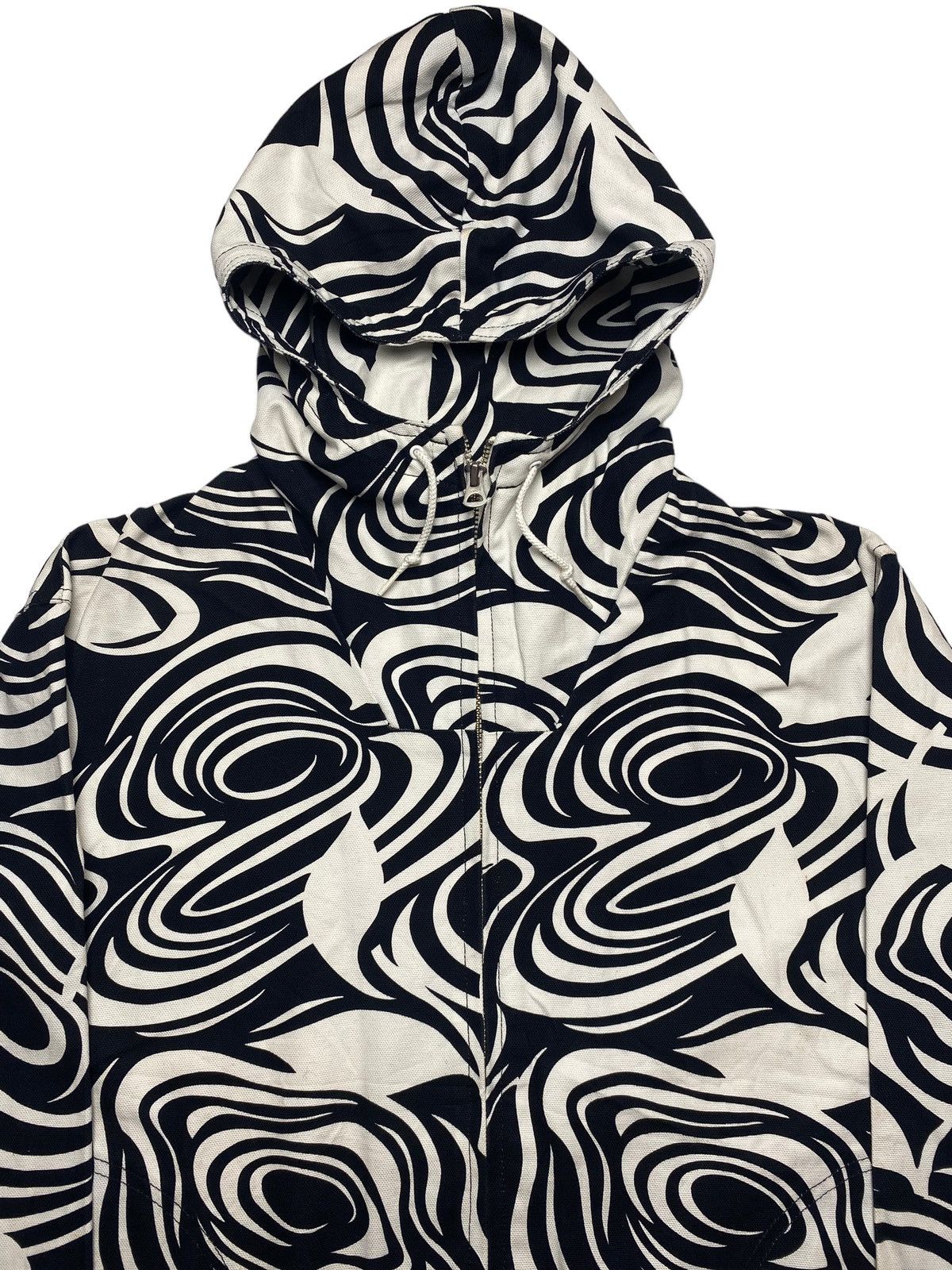 20471120 2000s Sample Japanese Brand - Patterned Canvas Jacket Size US L / EU 52-54 / 3 - 4 Thumbnail