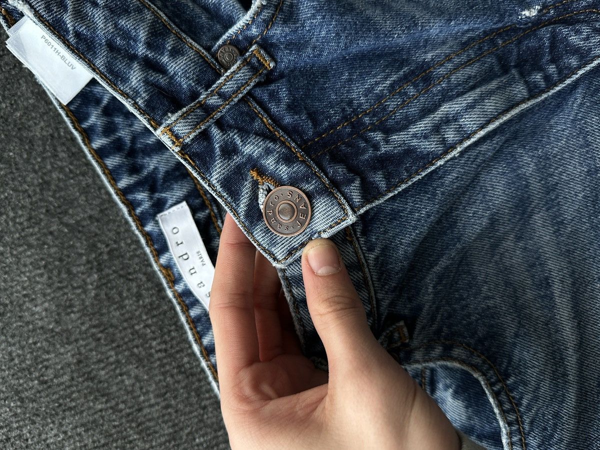 Sandro FLARED BOOTCUT 🚨 SANDRO WOMEN RARE BLUE DENIM PANTS Size 26" / US 2 / IT 38 - 7 Thumbnail