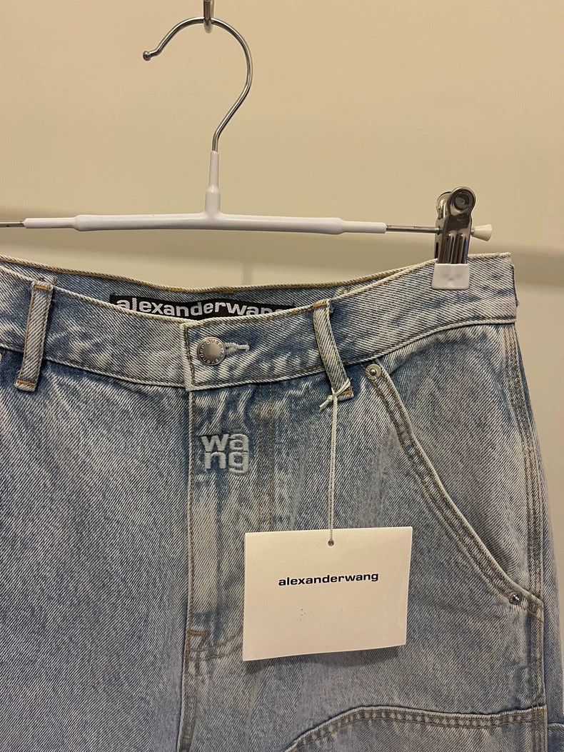 Alexander Wang Alexander Wang Light Blue Denim Cargo Pants- Size 25" / US 0 / IT 36 - 3 Thumbnail