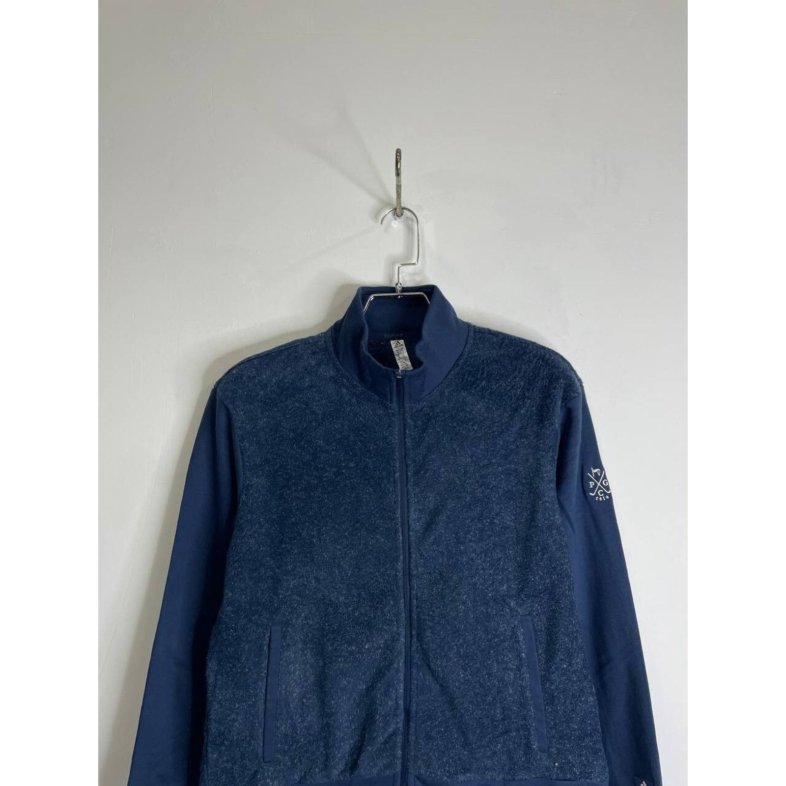Adidas Vintage Adidas Blue Full Zip Sherpa Panel Jacket Size M Size US M / EU 48-50 / 2 - 3 Thumbnail